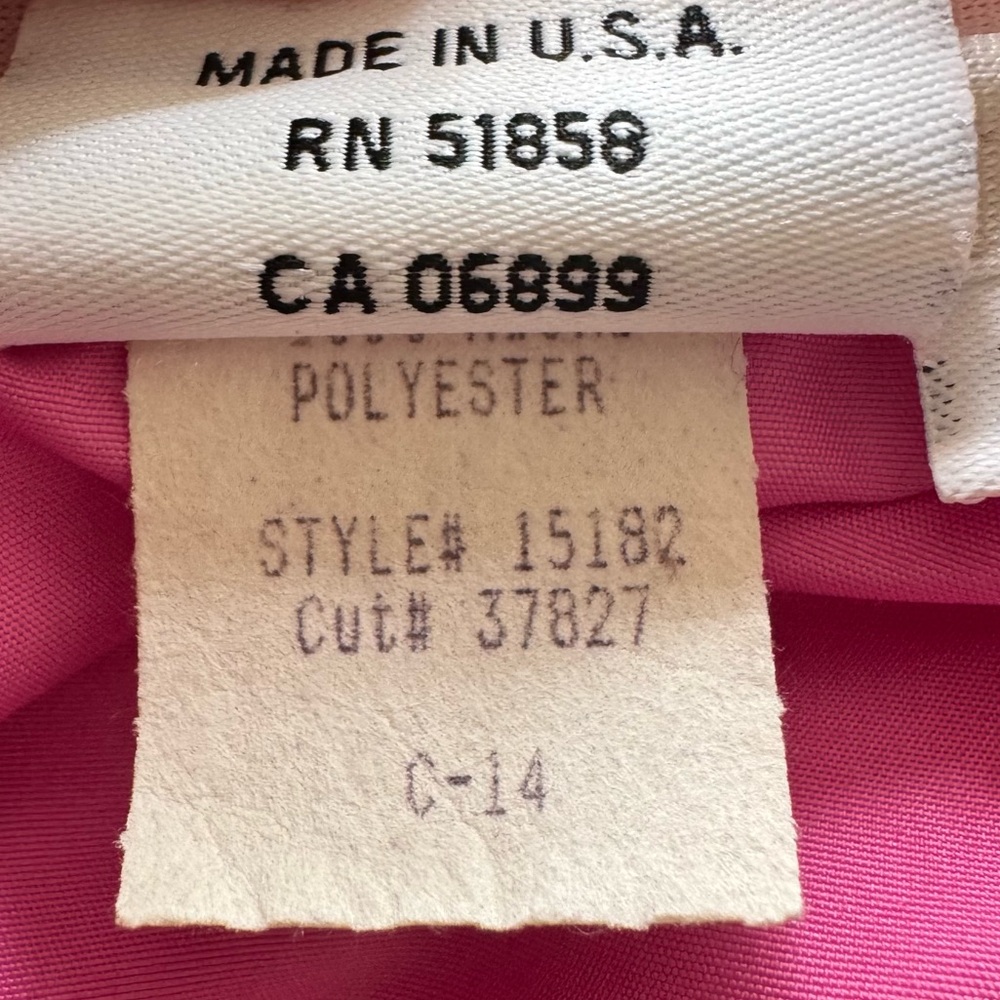 Vintage 80s Pink Jacket Windbreaker - Picture 7 of 9